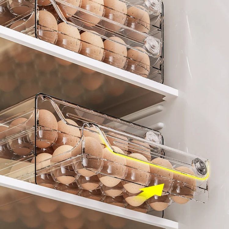 Middle Single Layer 12 Grid Cream Color Egg Storage Box PET Transparent Multi-Specification Egg Box by bashfashion