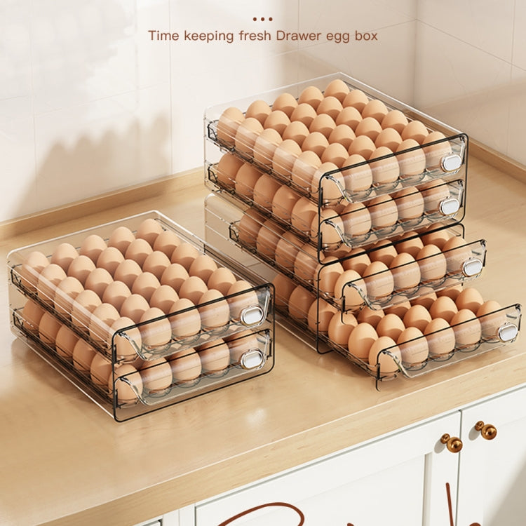 Middle Single Layer 12 Grid Cream Color Egg Storage Box PET Transparent Multi-Specification Egg Box by bashfashion