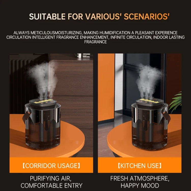 3L Smart Spray Humidifier Three-hole Spray With Night Light, Spec: USB by bashfashion