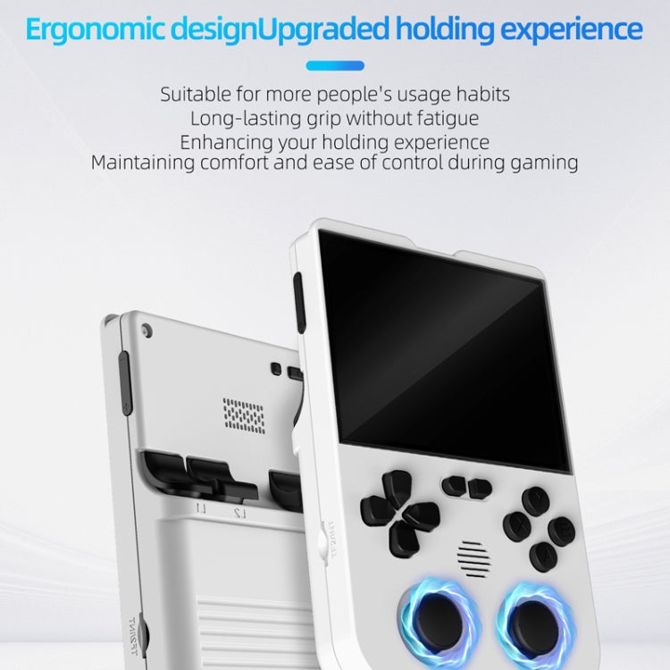 AMPOWN XU10 Handheld Game Console 3.5-Inch IPS Screen Linux System Portable Video Arcade 256G(White) by AMPOWN