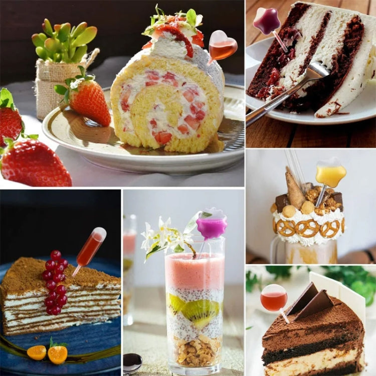 50pcs /Pack 4ml Jam Injection Baking Straw Disposable Plastic Dropper Jam Syringe, Model: Ordinary Dropper by bashfashion