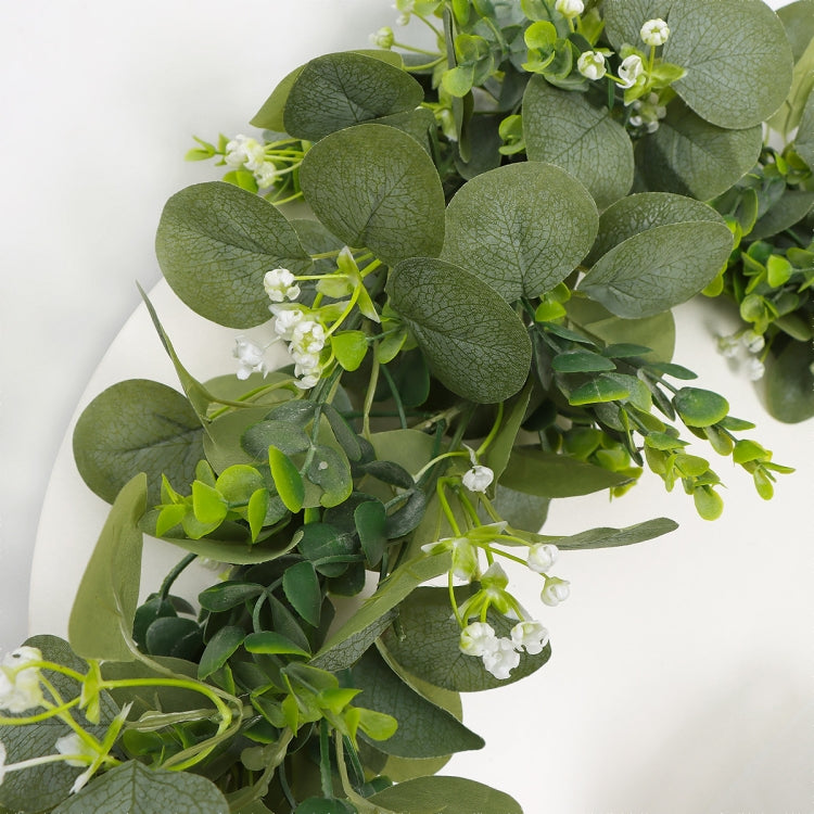 180cm Simulation Greenery Eucalyptus Ivy Leaf Rattan Hanging Fake Flower Decoration Rattan, Style: F Model by bashfashion