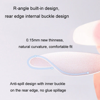 10pairs Of 100pcs/Box Frosted False Nails Artificial Tip, Shape: Short Trapezoid S by bashfashion