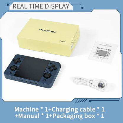 POWKIDDY RGB30 4 Inch IPS Screen Handheld Game Console Built In WIFI＋Bluetooth 16GB+64GB(White) by POWKIDDY