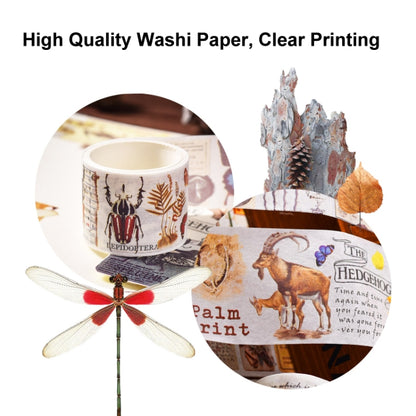 18rolls /Box Nostalgic Memory Washi Tape Set Retro Style DIY Scrapbook Stickers, Style: Sealing Manuscript by bashfashion