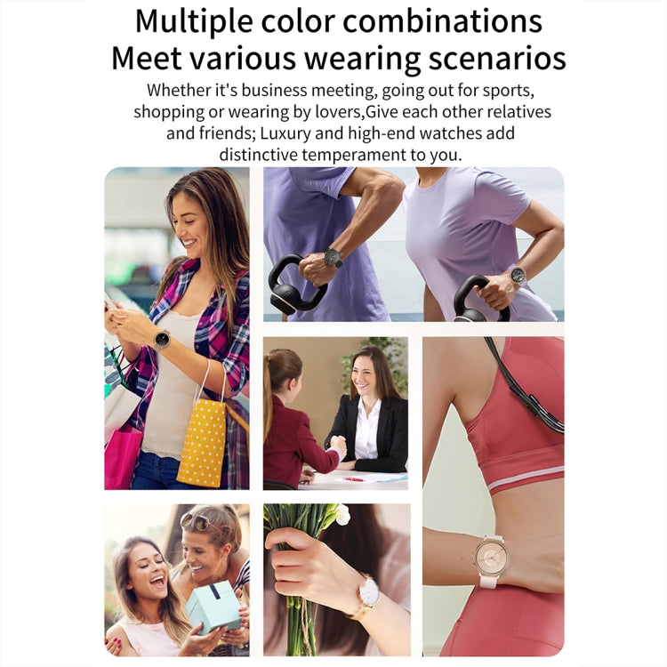 V60 1.39 Inch Health Monitoring Multifunctional Waterproof Bluetooth Call Smart Watch, Color: Rose Red by bashfashion