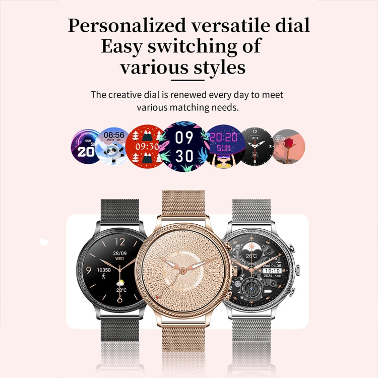 V60 1.39 Inch Health Monitoring Multifunctional Waterproof Bluetooth Call Smart Watch, Color: Rose Red by bashfashion