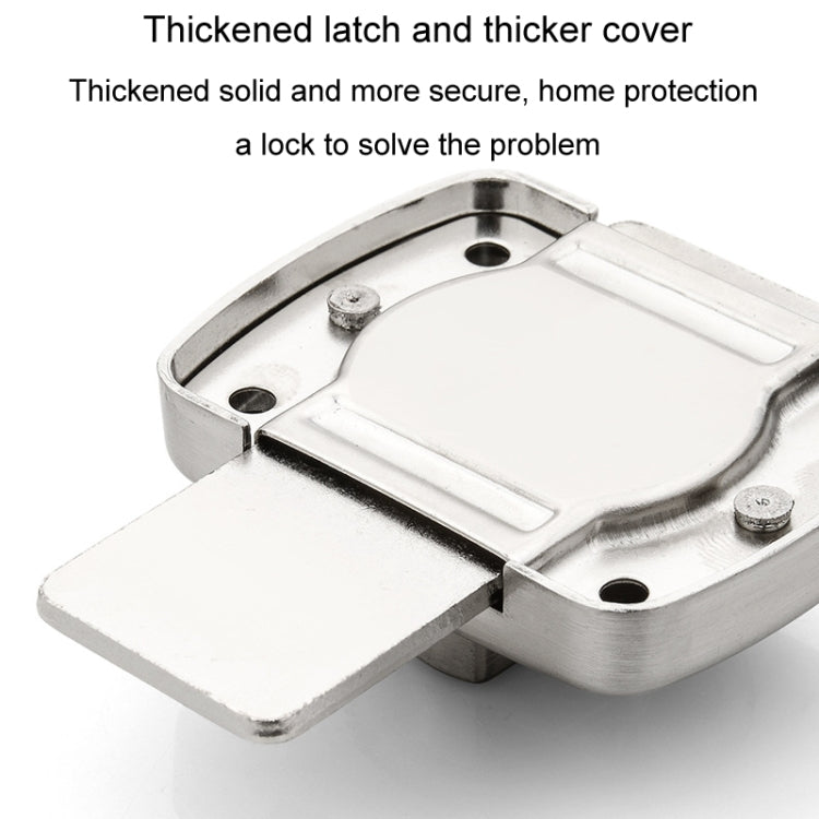 Stainless Steel Rotate Bolt Latch Anti-Theft Security Bathroom Door Lock Spring Latch, Specification: Extra Large Red Bronze by bashfashion