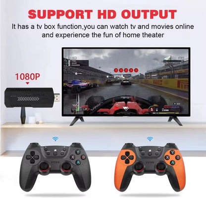 X2 Ultra Video Game Stick Console With 2.4G Double Wireless Controller 128GB by bashfashion