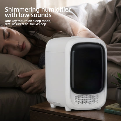 FS101 3.5L Colorful Light Home Bluetooth Music Aromatherapy Humidifier, Spec: UK Plug(Whtie) by bashfashion