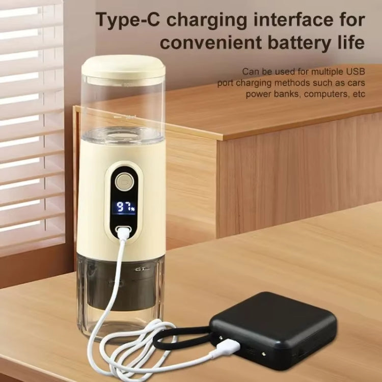 Wireless Portable Coffee Machine Compatible With Ground Coffee & NS Capsule(White) by bashfashion