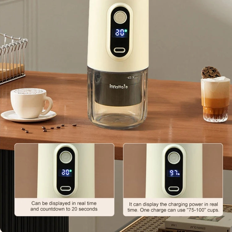 Wireless Portable Coffee Machine Compatible With Ground Coffee & NS Capsule(White) by bashfashion