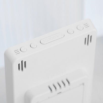 Multifunctional Temperature / Humidity Display Electronic Alarm Clock, Color: Orange Black by bashfashion