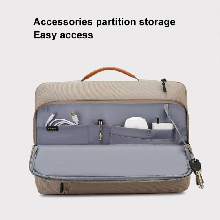 BANGE BG-6802 Laptop Bag Notebook Protective Case, Color: Black Large by BANGE