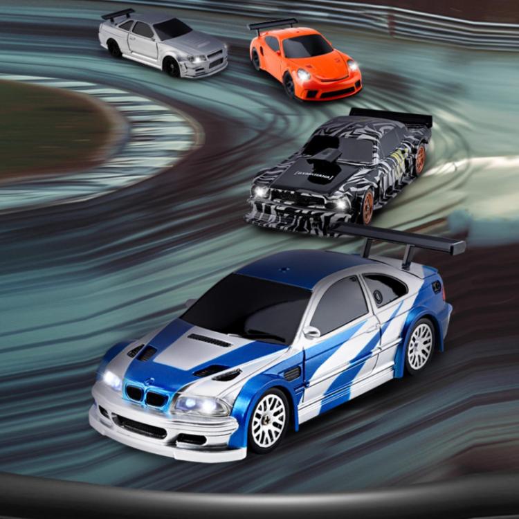 1:43 Full Scale Mini 4WD Drifting Charging Remote Control Car, Color: 4304G Silver GTR With Gyroscope by bashfashion