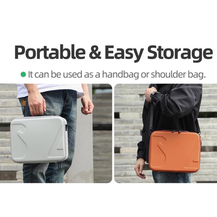 For DJI Flip Sunnylife FP-B958 Storage Bag Vlog Aerial Camera Protective Case Accessory(Orange) by Sunnylife