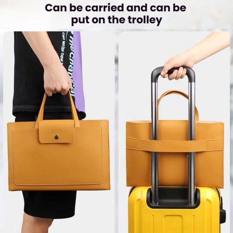 Laptop Computer Handbag For Ipad Macbook Lenovo Huawei Computer Inner Bag Briefcase, Spec: 15/16 inch(Pink) by bashfashion