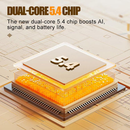 Smart ENC Noise Reduction Mini Bluetooth Earphones With Charging Compartment(White) by bashfashion