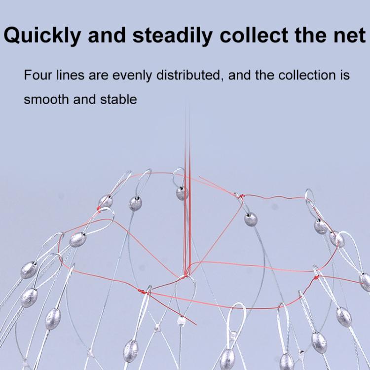 Diameter 72cm/20 Strands Automatically Retractable Crab Cage Wire Crab Opening And Closing Cage by bashfashion