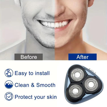 For FLYCO FR8 All Series 3 Blade 3 Net Shaving Razor Blade Head Accessories Replacement Parts by bashfashion