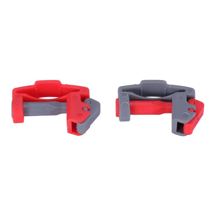 For Dyson V6 / V7 / V8 / V10 / V11 / V12 / V15 Vacuum Cleaner Switch Carabiner Holder(B Model Gray Body Red Key) by bashfashion