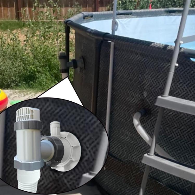 Pool Plunger Valve Hose Connector Compatible With Intex Filter Pump 28635EG 28633EG, Specification: Single Plunger Valve by bashfashion