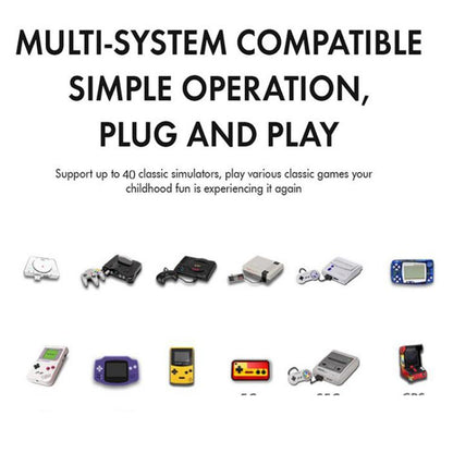 M10 Pro 4K TV Game Player 3D HD Retro Video Game Console 256G With Wired Controller by bashfashion