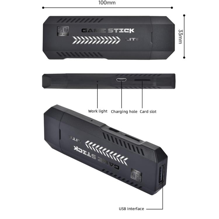 M10 Pro 4K TV Game Player 3D HD Retro Video Game Console 256G With Wired Controller by bashfashion