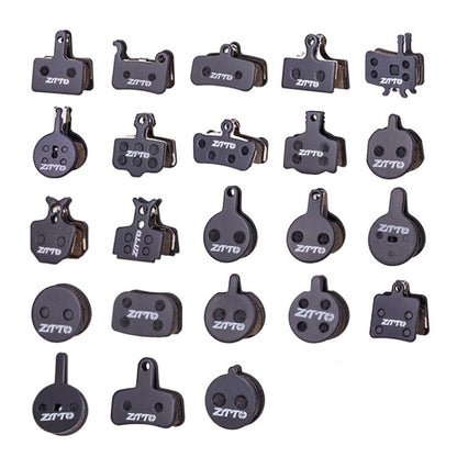 2pairs ZTTO Bicycle Disc Braking Pads Mountain Bike Semi-Metallic Resin Brake Pads, Model: MS-07C With Hole by ZTTO