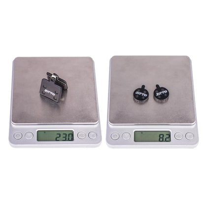 2pairs ZTTO Bicycle Disc Braking Pads Mountain Bike Semi-Metallic Resin Brake Pads, Model: MS-07C With Hole by ZTTO