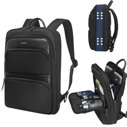 Tigernu T-B9121 17 Inch Men Expandable Waterproof Lightweight Laptop Backpack With Floating Zipper by Tigernu