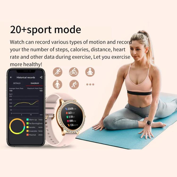 Bluetooth Calling AI Voice Assistant Life Waterproof Sports Smartwatch, Color: Black Mesh Strap+Silicone Strap by bashfashion