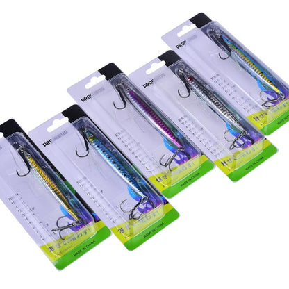 35G PROBEROS LF151 Long-Distance Casting Sinking Lure 3D Fast-Draw Sea Fishing Mackerel Hook(B) by PROBEROS