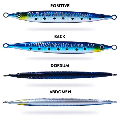 35G PROBEROS LF151 Long-Distance Casting Sinking Lure 3D Fast-Draw Sea Fishing Mackerel Hook(C) by PROBEROS