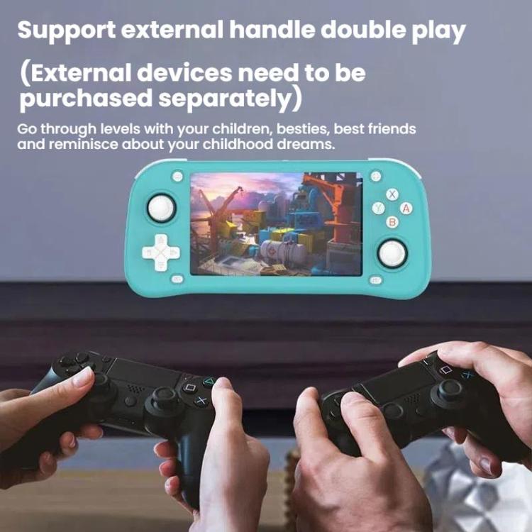 XF43 Retro Handheld Game Console Open Source 4.3 Inch Large Screen Gaming Video Players Console 128G(Black) by bashfashion