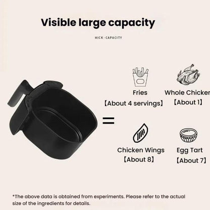 10L Large Capacity Air Fryer Multifunctional Electric Fryer French Fry Maker, EU Plug, Style: Dual-control Mechanical Non-visible by bashfashion