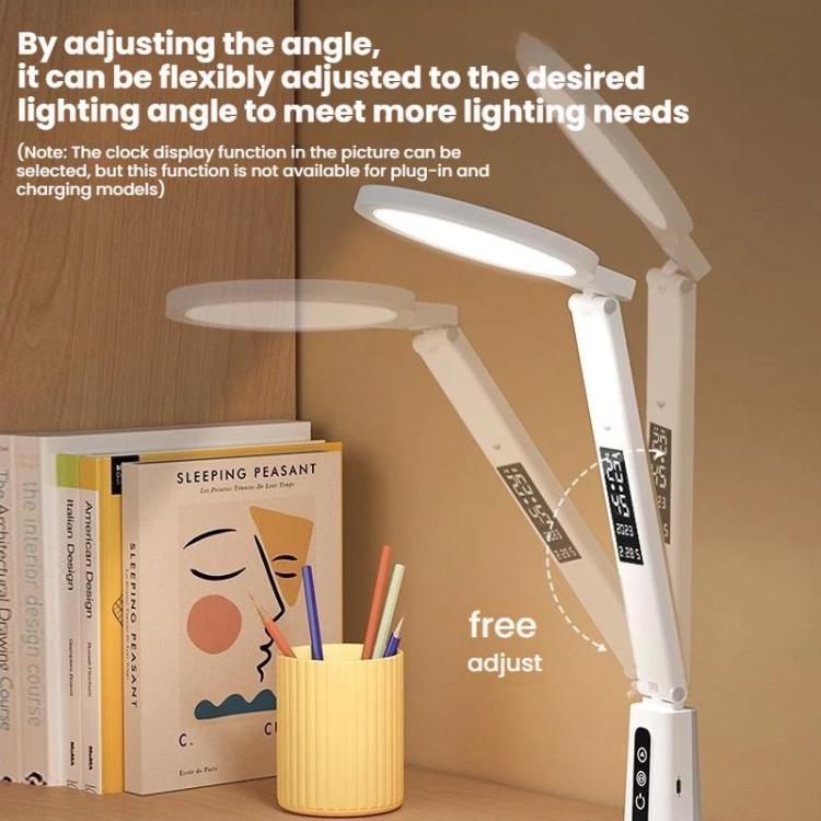 LED Desk Lamp Children Study Reading Eye-Protecting Bedside Light, Specification: Plug-in by bashfashion